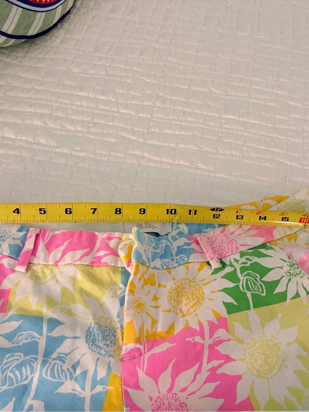 Lilly Pulitzer Multicolor Floral Patchwork Cotton Shorts - Picture 5 of 6